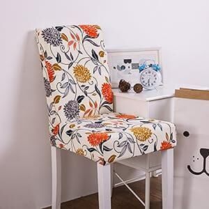 Stretchy Parson Chair Slipcovers for Dining Room Chair Set/4 by Lalluxy NEW